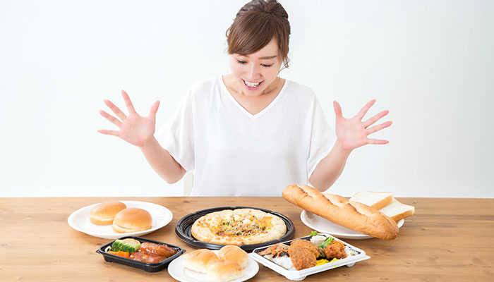 食事ができる